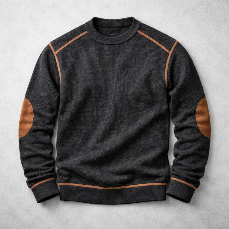 Weicher Struktur-Pullover für Herren in lässiger Passform