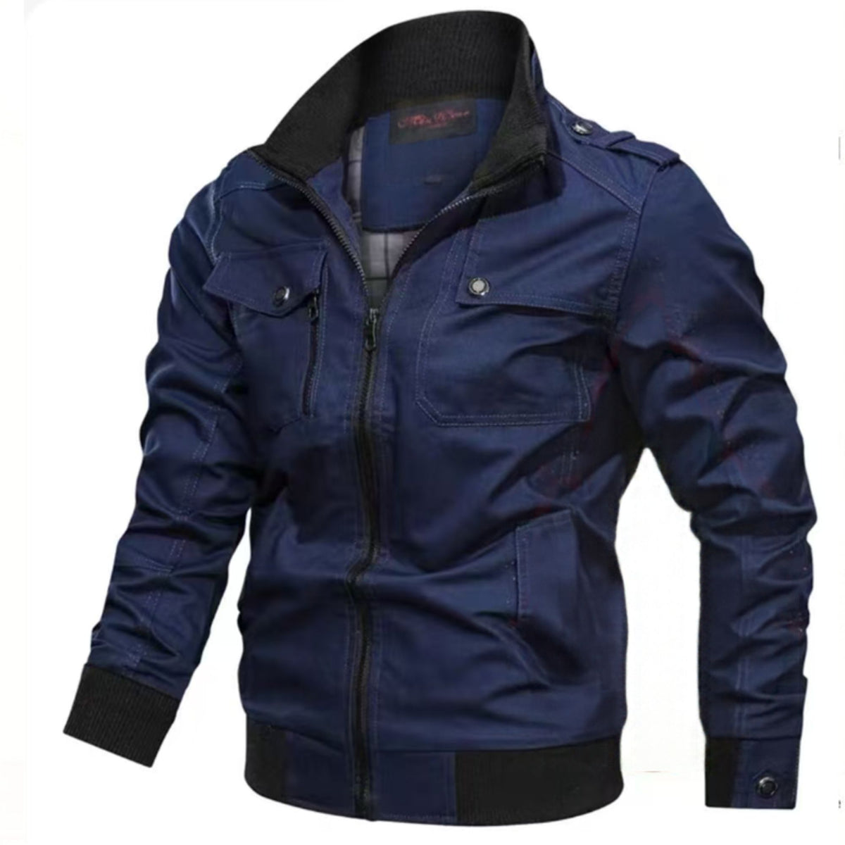 Herrenjacke im Military-Stil, Thermofutter mit Fleece