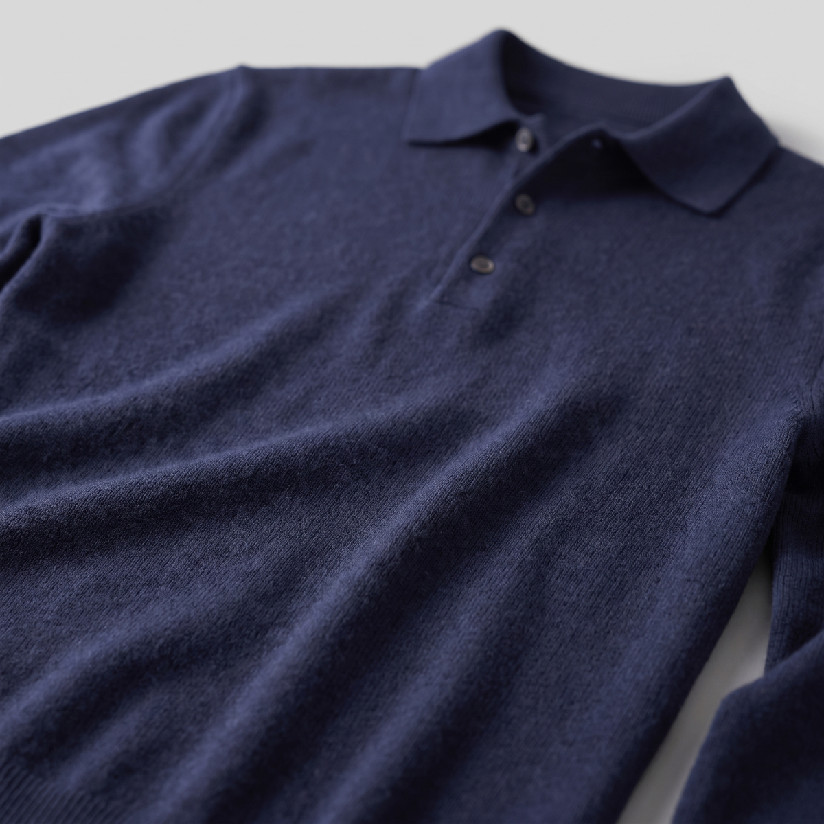 Pull homme laine col polo chaud respirant