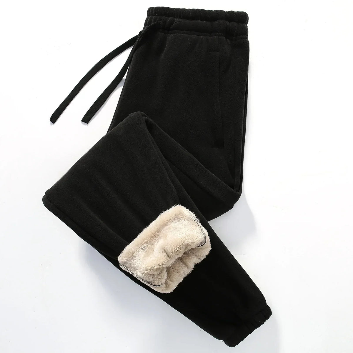 Warme Herren-Jogginghose mit Sherpa-Futter