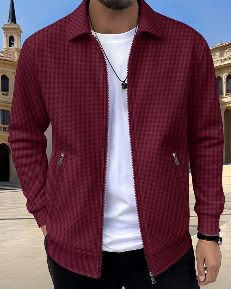 Veste homme texture athlétique confort léger