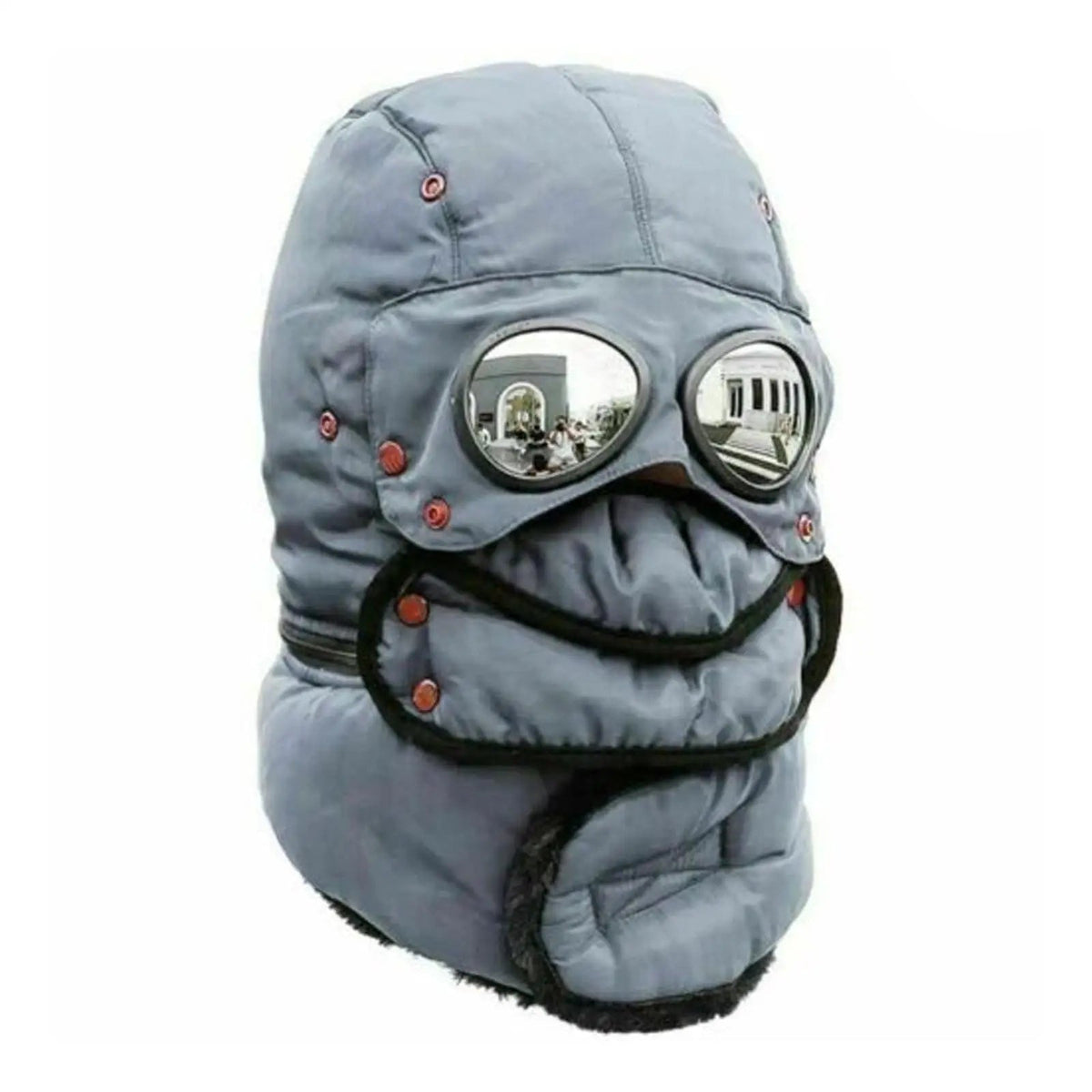 Bonnet cagoule thermique coupe-vent protection visage