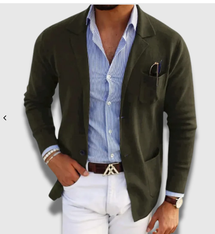 Blazer homme coupe ajustée confortable respirant