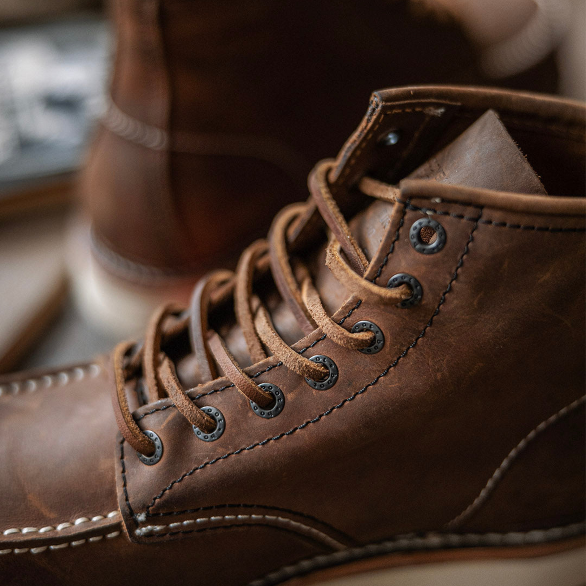 Bottes homme travail marron résistantes adhérence
