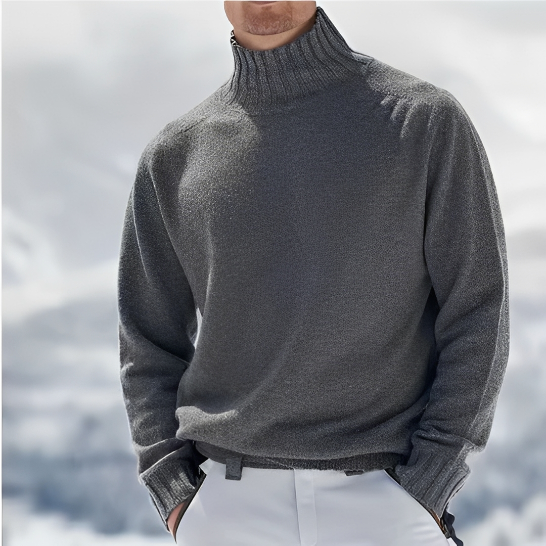 Warmer, weicher und vielseitiger Herren-Rollkragenpullover