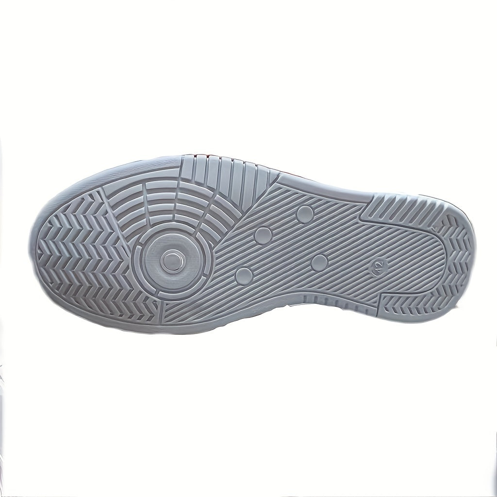 Baskets homme urbaines motif géométrique semelle stable