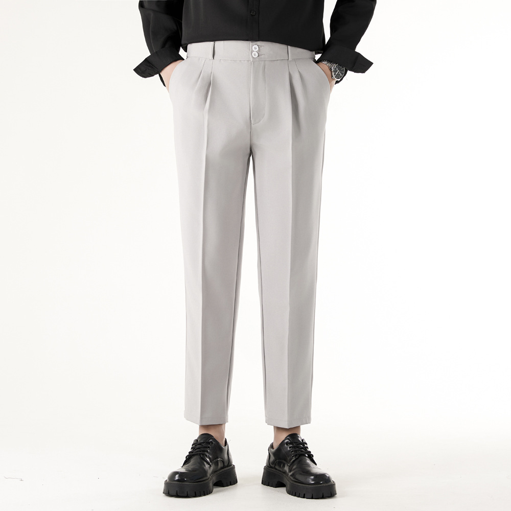 Moderne, lässige Herrenhose mit geradem Schnitt