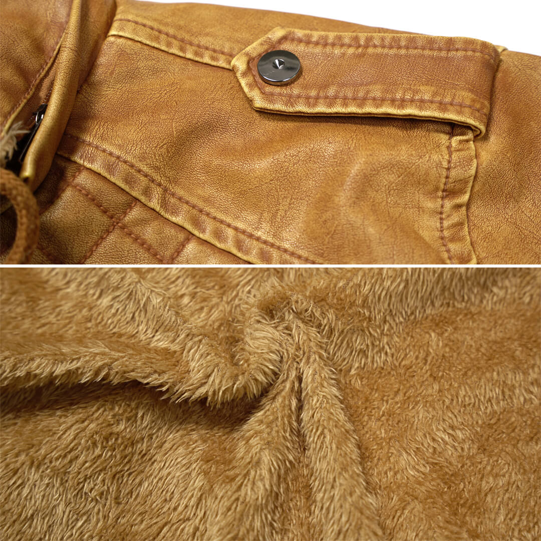 Veste en cuir homme style intemporel confort quotidien