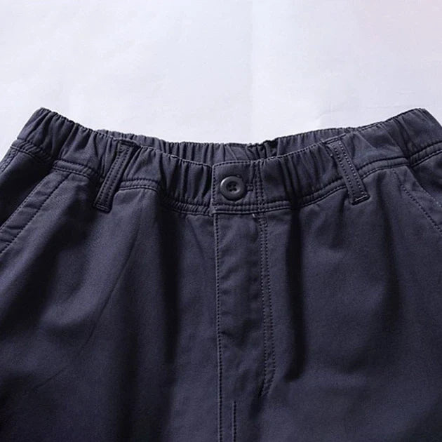 Pantalon homme coupe droite poches cargo multiples