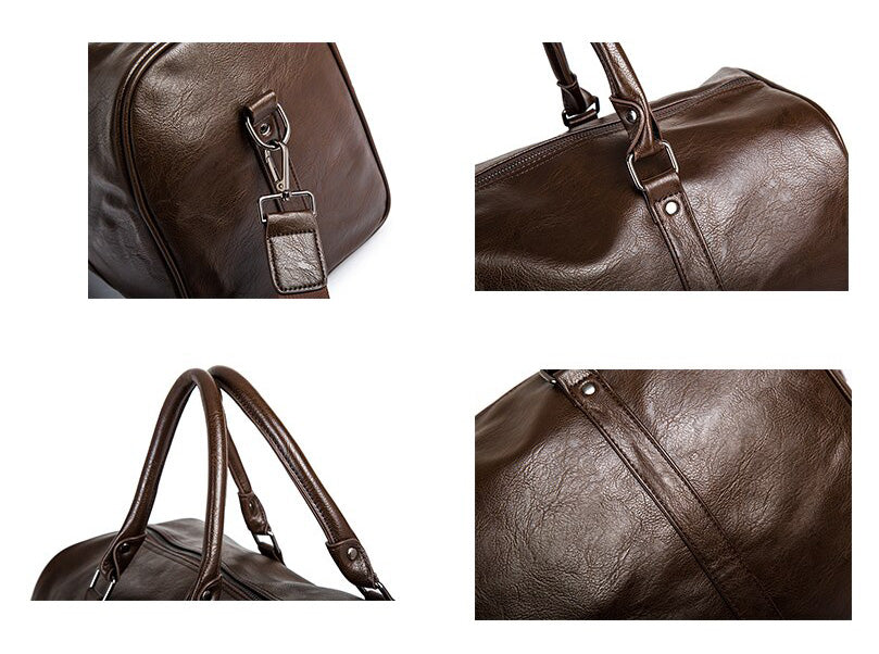Sac de voyage cuir PU grande capacité cabine léger