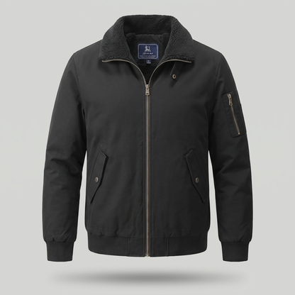 Blouson bomber homme doublure Sherpa chaude hiver