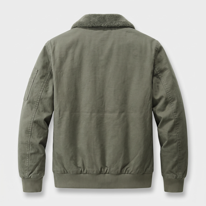 Blouson bomber homme doublure Sherpa chaude hiver