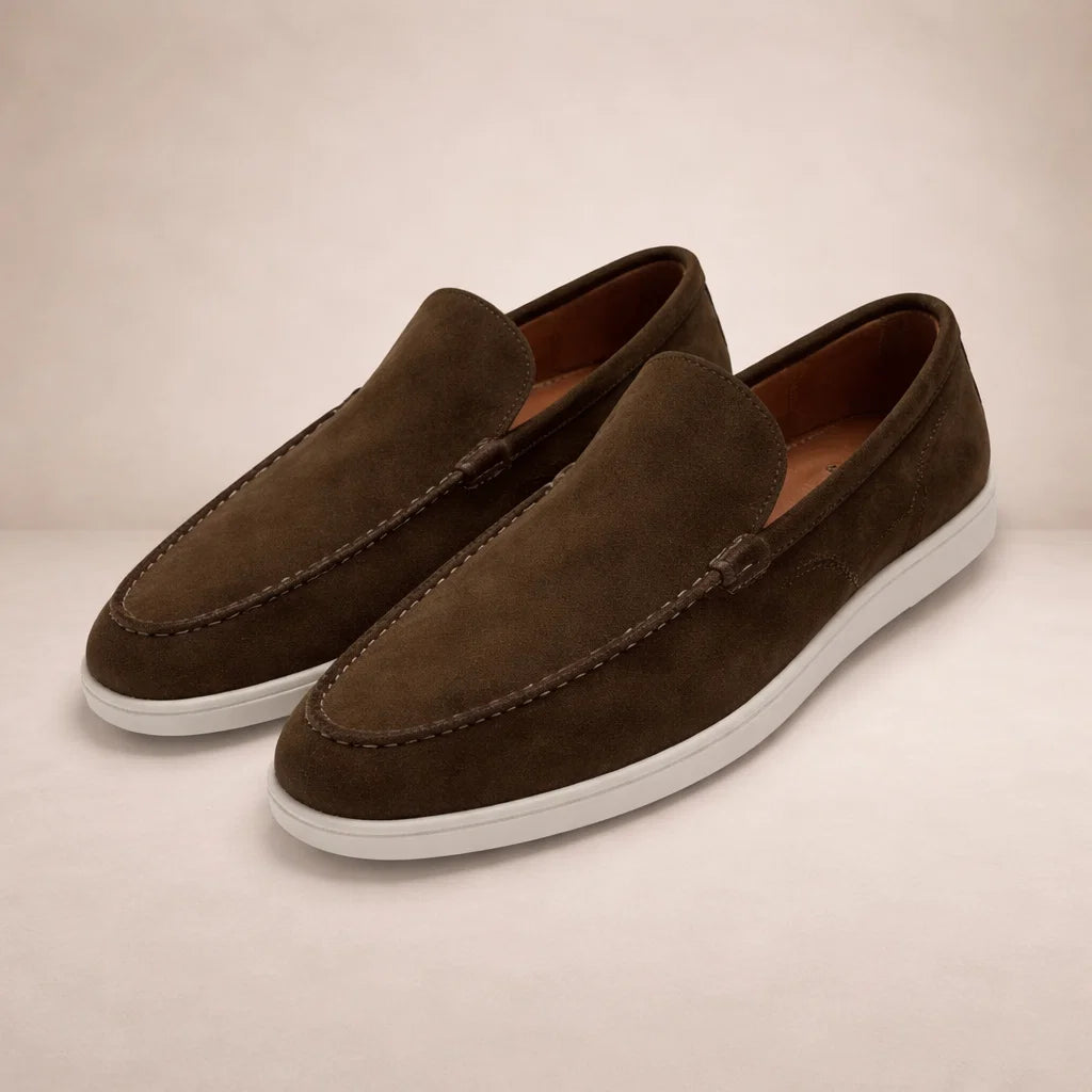 Mocassins homme cuir véritable coupe classique