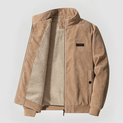 Veste homme en jean doublée Sherpa chaude et décontractée