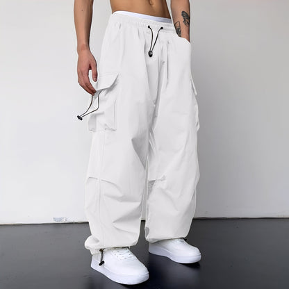 Pantalon cargo homme coupe ample poches pratiques