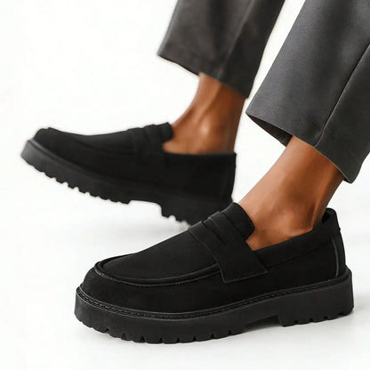 Chaussure Loafer homme plateforme moderne slip-on