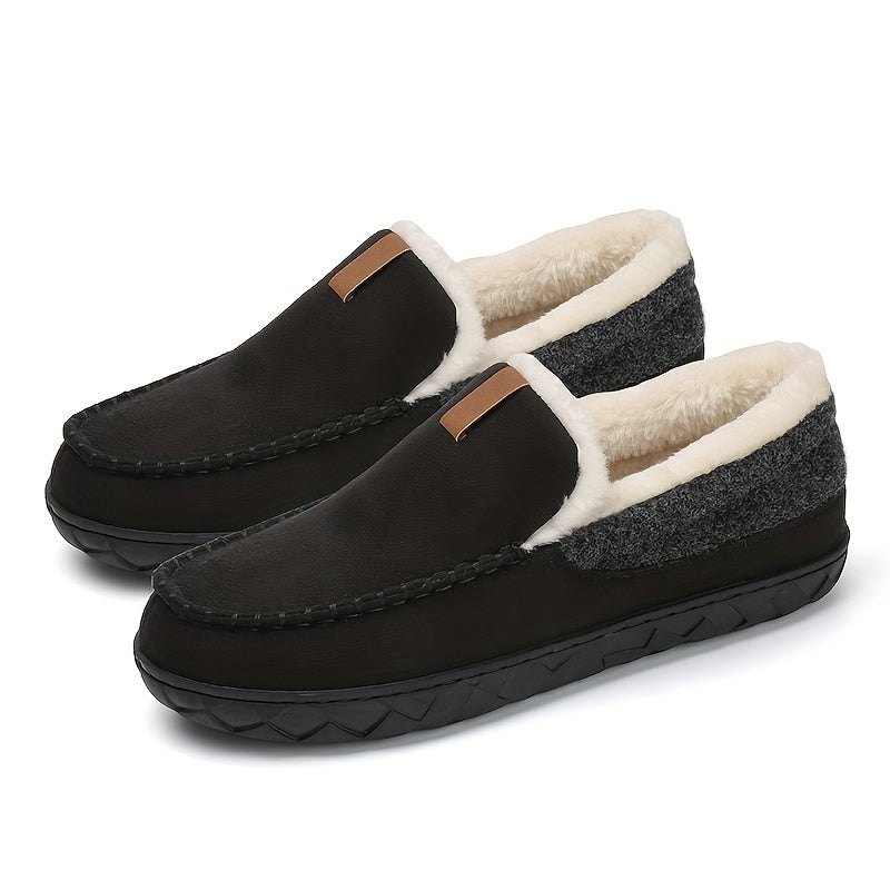 Pantoufles homme doublure peau de mouton antidérapante