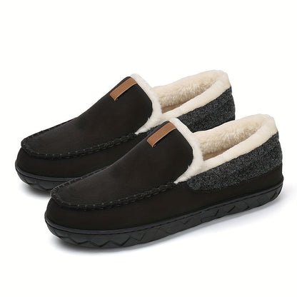 Pantoufles homme doublure peau de mouton antidérapante