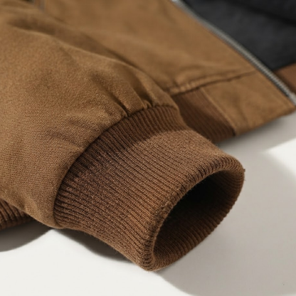 Veste homme capuche doublure polaire chaude hiver