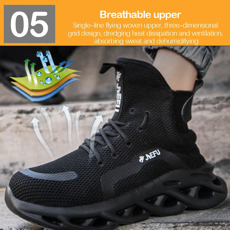 Chaussures de sécurité homme embout acier Kevlar