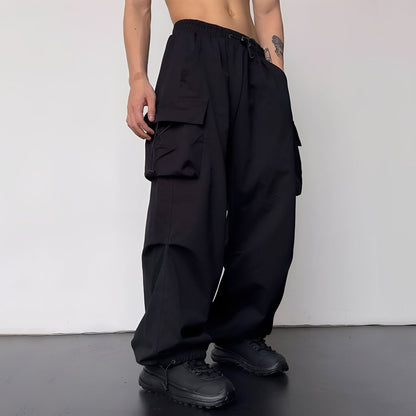 Pantalon cargo homme coupe ample poches pratiques