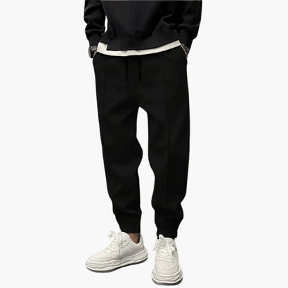 Pantalon cargo homme coupe décontractée coton multipoches