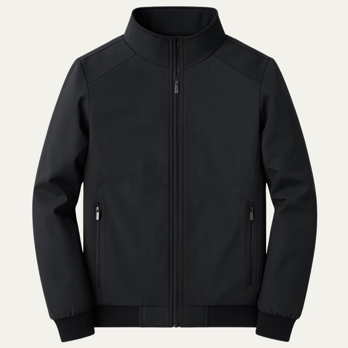 Elegante, warme Herrenjacke mit Fleecefutter für den Winter