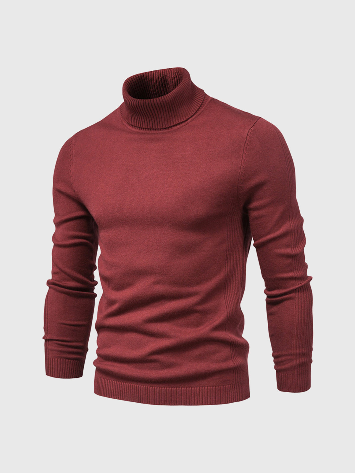 Pull col roulé homme lavable moderne élégant