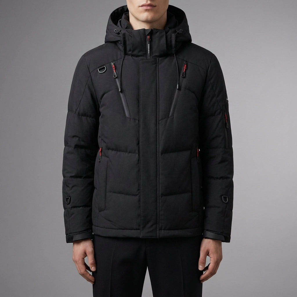 Isolierter, wasserdichter, winddichter Hochleistungs-Parka für Herren