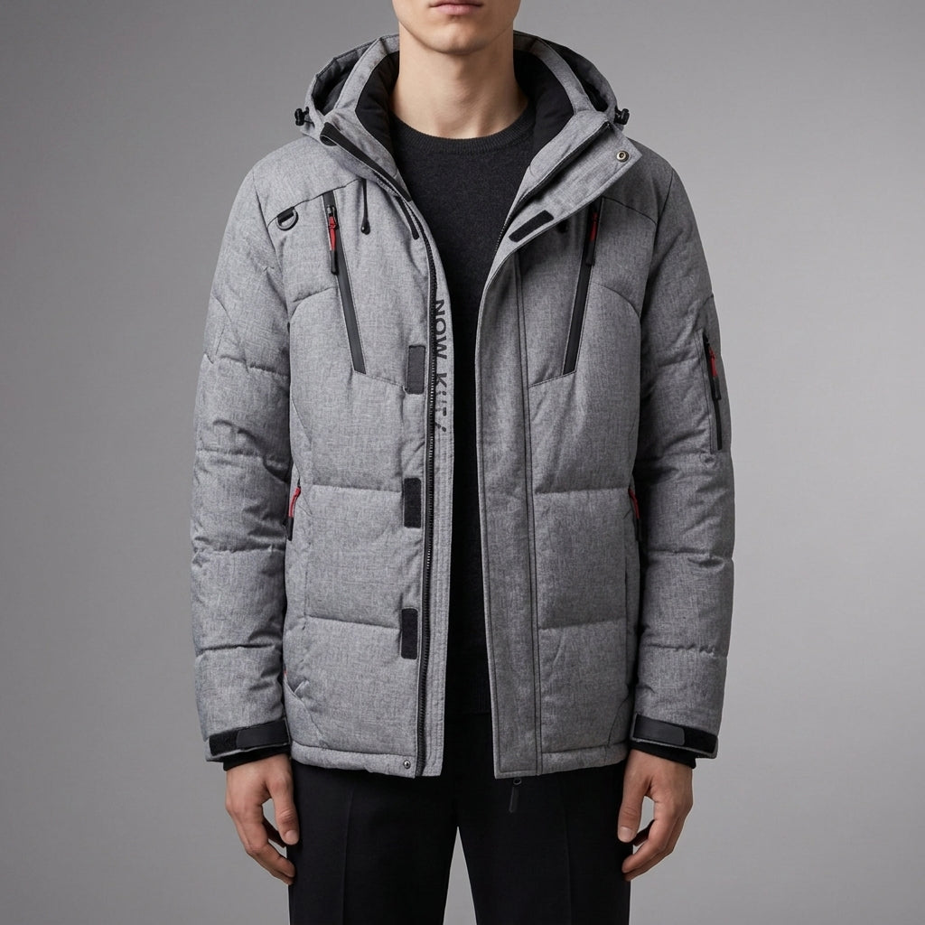 Isolierter, wasserdichter, winddichter Hochleistungs-Parka für Herren