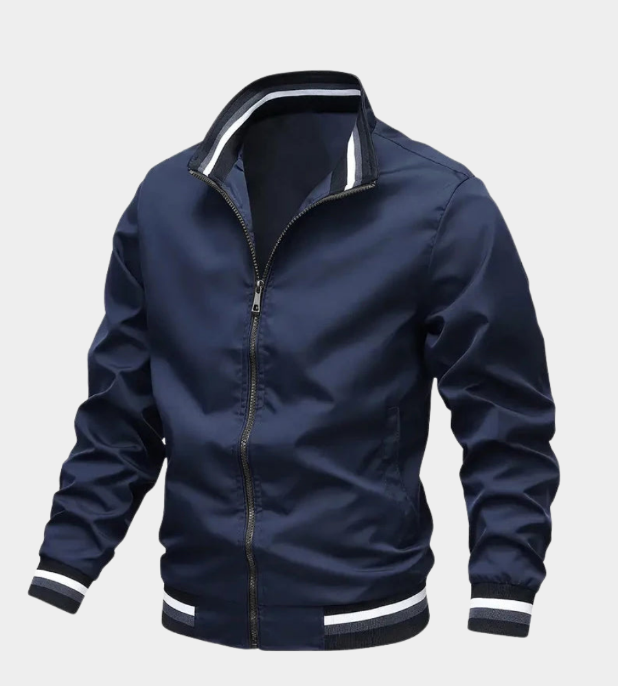 Isolierte Herren-Bomberjacke, athletischer Schnitt