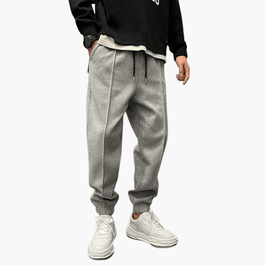 Pantalon cargo homme coupe décontractée coton multipoches