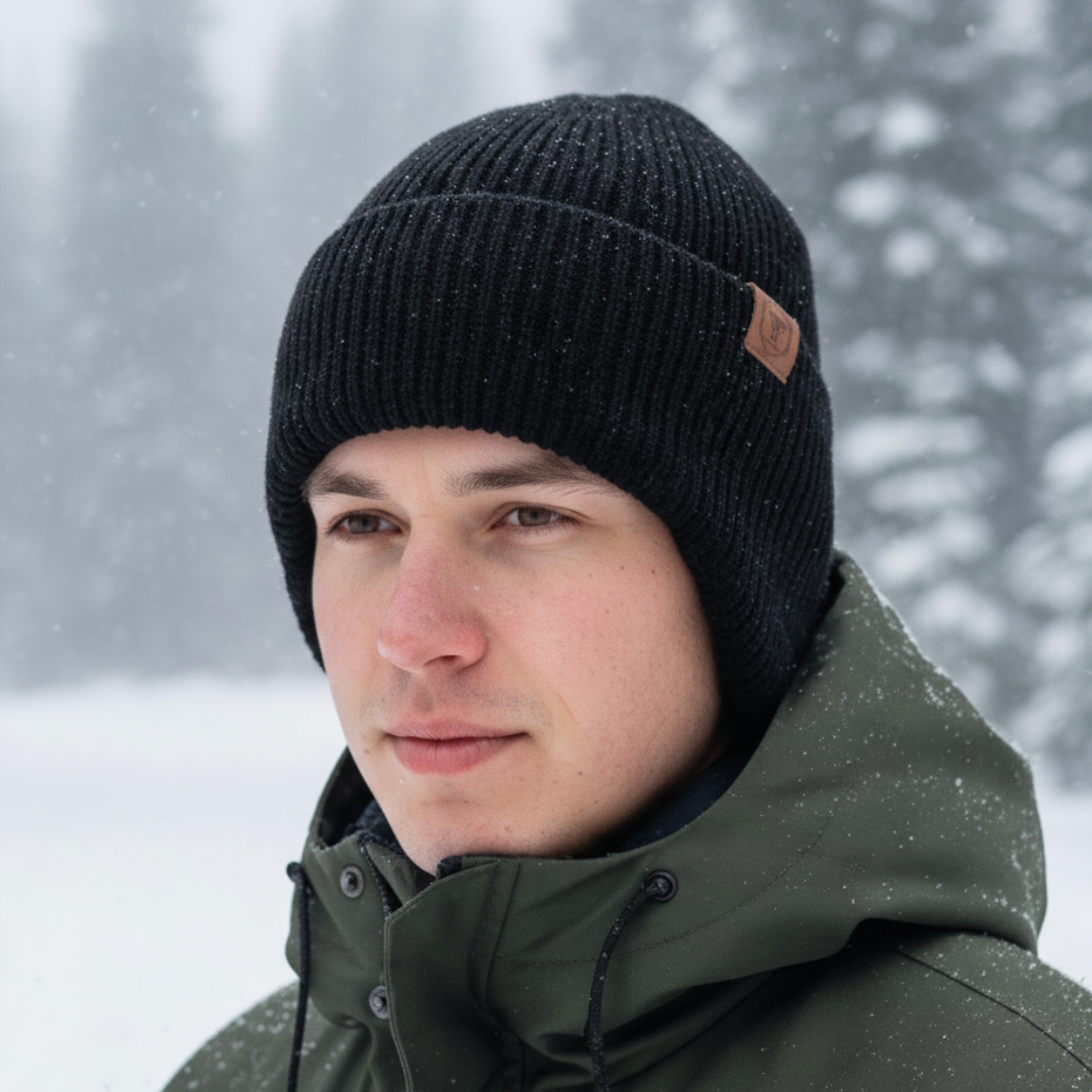 Bonnet d'hiver à rabats polaire pour activités extérieures