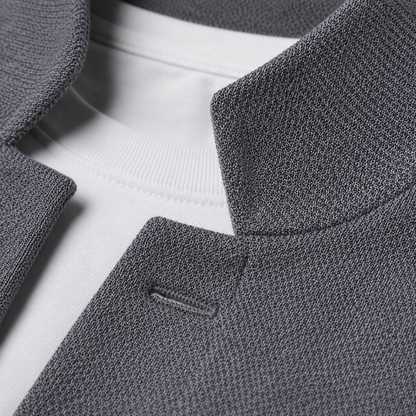 Lässiger, eleganter Herren-Cardigan mit Strukturstrick