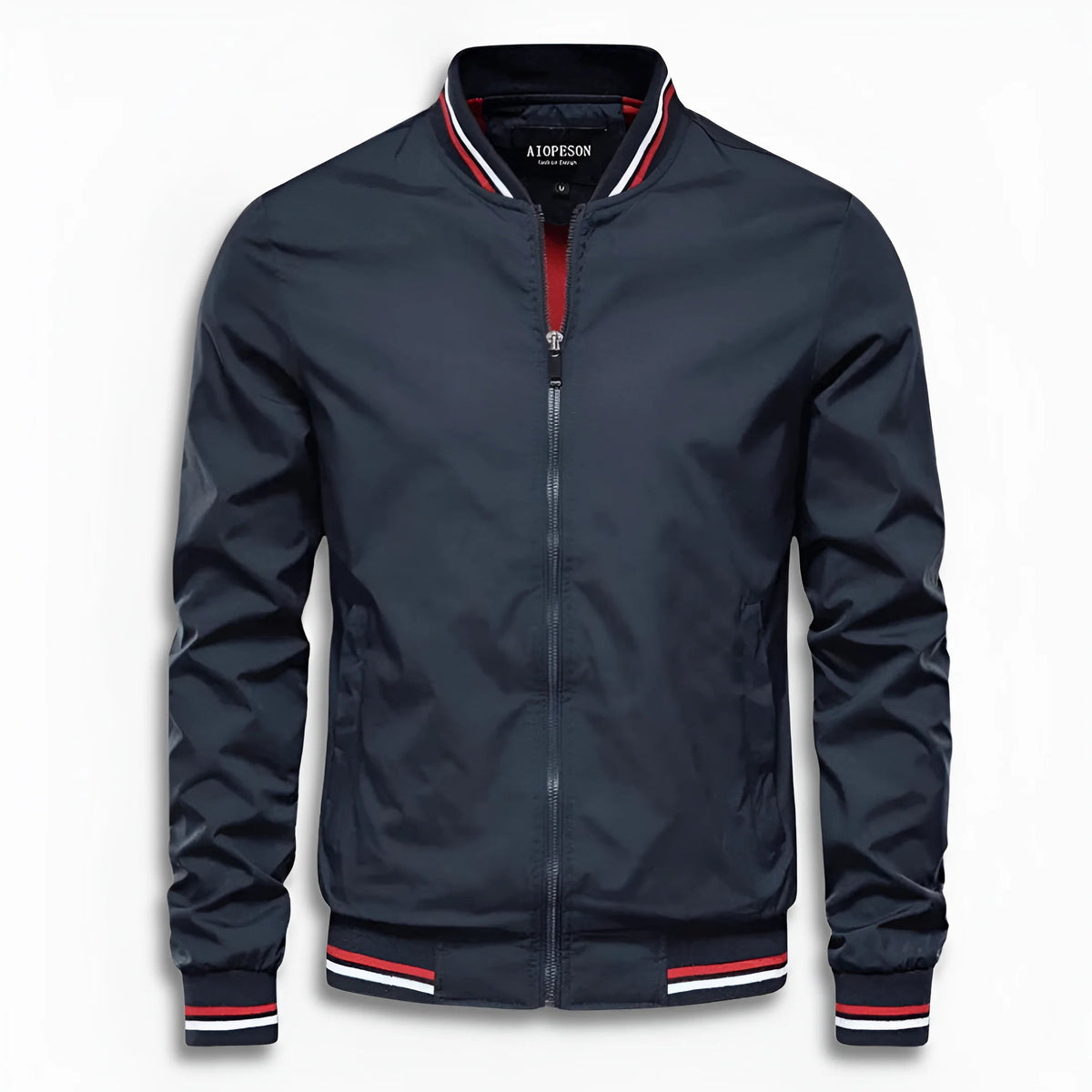 Veste homme décontractée imperméable col montant