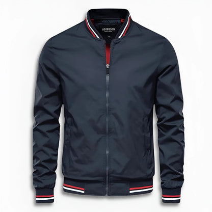Veste homme décontractée imperméable col montant