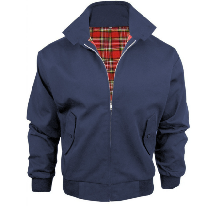 Blouson homme Harrington classique coupe droite
