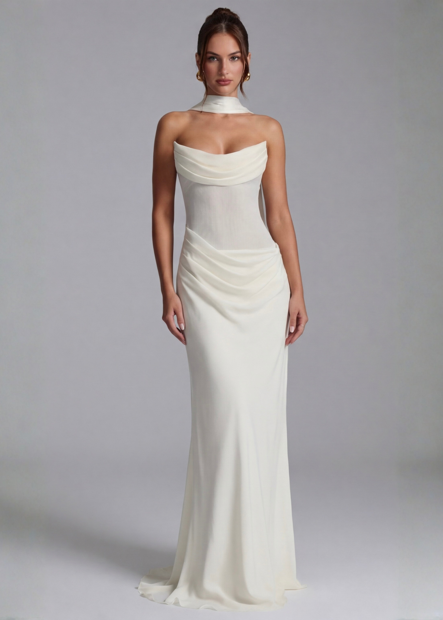 ARIA Robe Maxi Muse – Silhouette Fluide et Élégance Naturelle