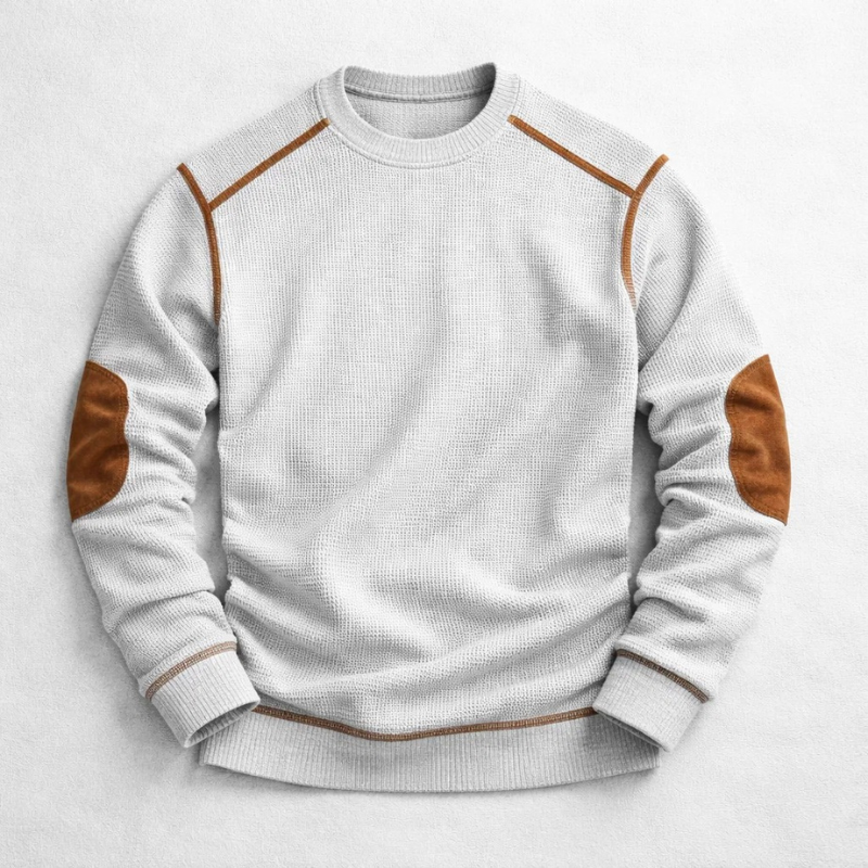 Weicher Struktur-Pullover für Herren in lässiger Passform