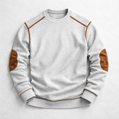 Weicher Struktur-Pullover für Herren in lässiger Passform