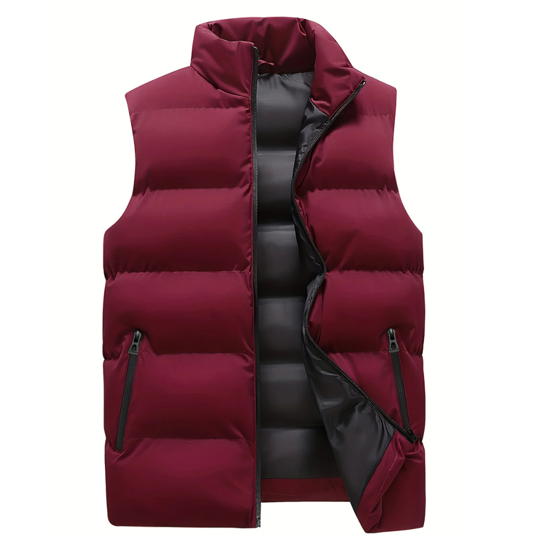 Bodywarmer homme matelassé léger pour superpositions