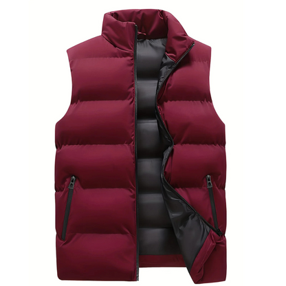 Bodywarmer homme matelassé léger pour superpositions