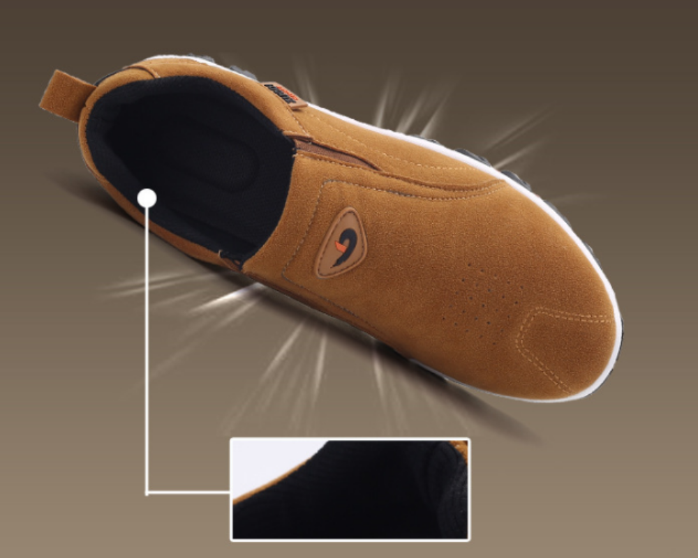 Chaussures homme confort orthopédique absorption chocs