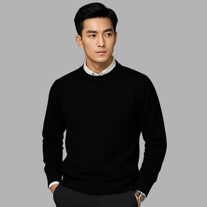 Weicher Strickpullover für Herren für Herbst und Winter