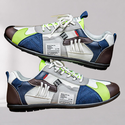 Chaussures rétro colorées mesh semelle antidérapante