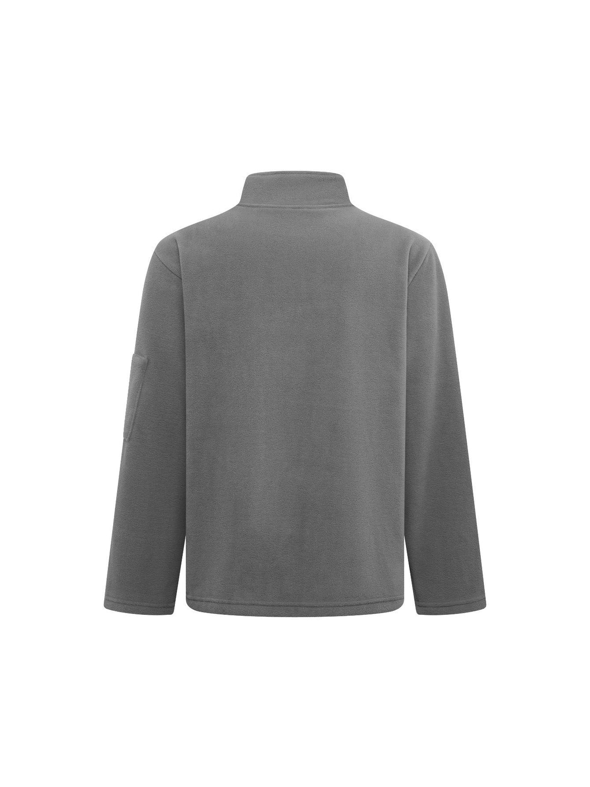 Veste polaire homme coupe-vent col montant chaude