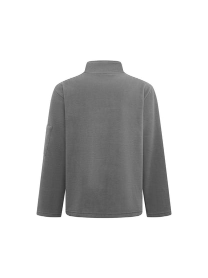 Veste polaire homme coupe-vent col montant chaude