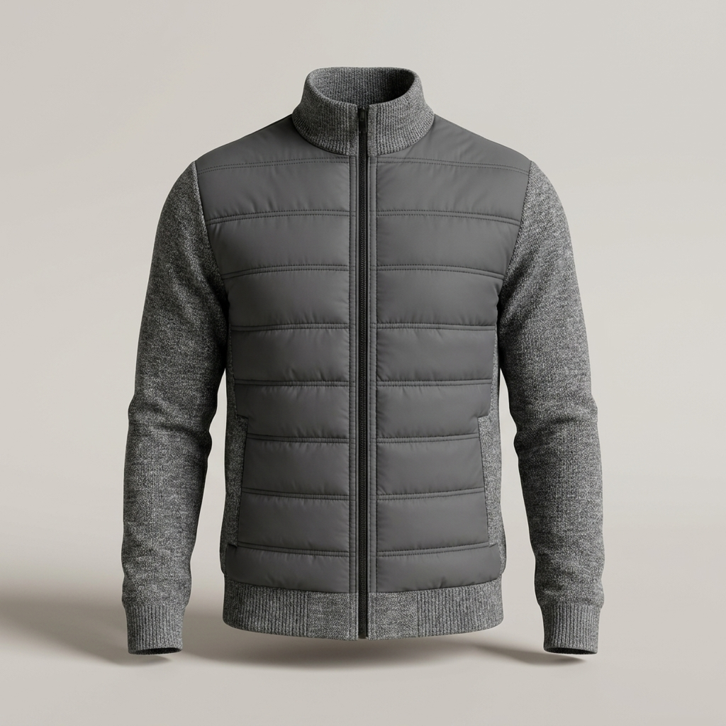 Parka homme coupe épurée pour quotidien