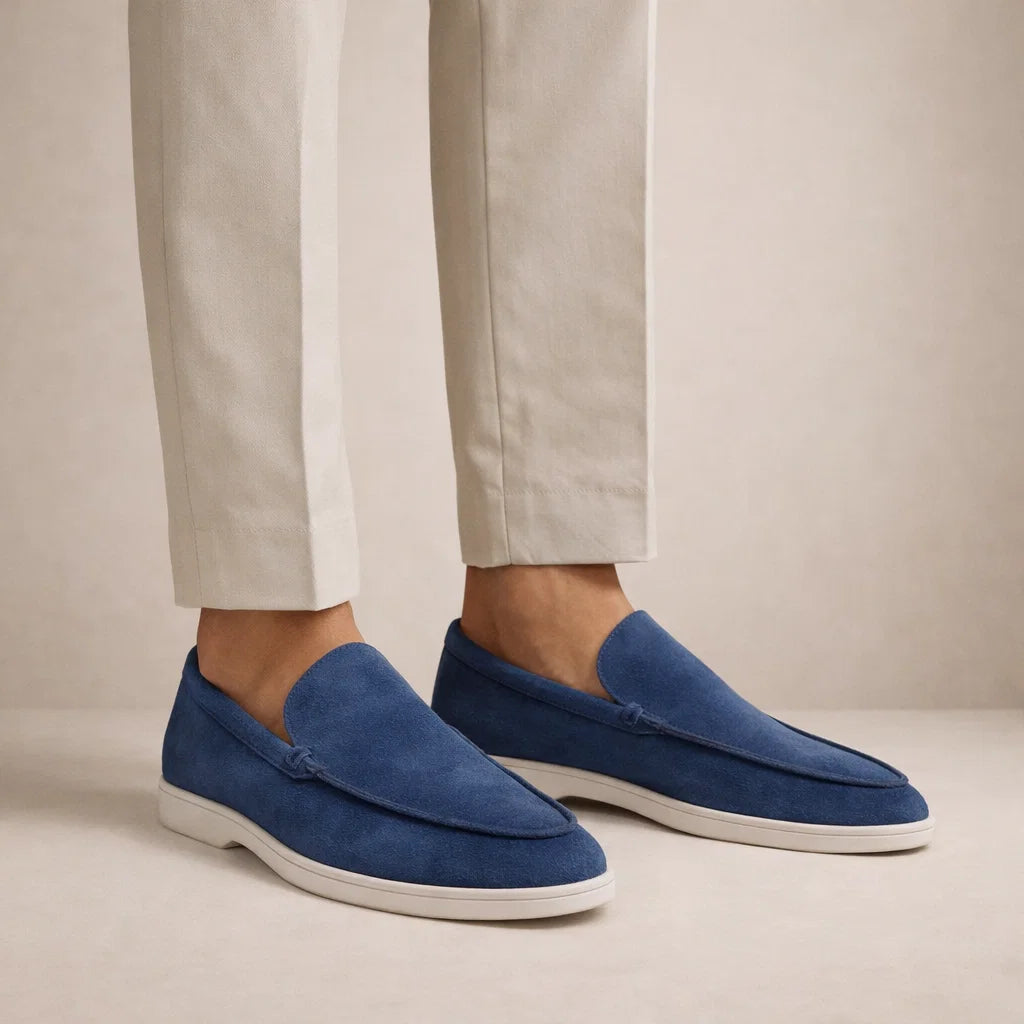 Mocassins homme cuir véritable coupe classique