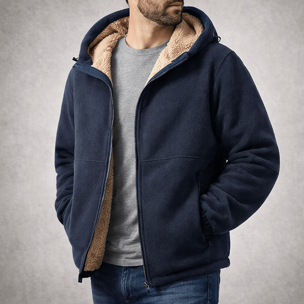 Veste polaire Sherpa homme chaude et confortable
